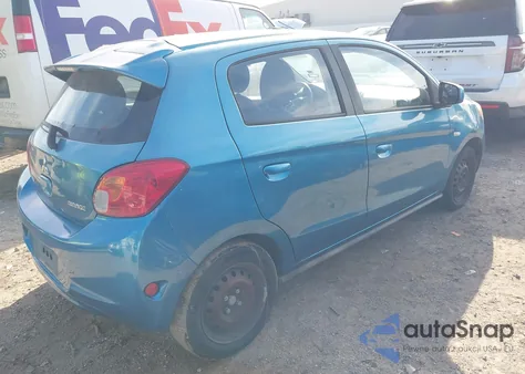 2014 Mitsubishi Mirage De from USA, damaged, VIN ML32A3HJ2EH023957